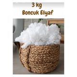 AYHOME Home Papatya 3 Kg Boncuk Sılıkon Boncuk Elyaf Yorgan Yastık Dolgu İçi Kirlent İçi Silikon