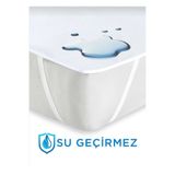 AYHOME Sıvı Geçirmez Yatak Alezi Yatak Koruyucu Çift Kişilik Alez Çarşaf Beyaz 160 X 200 Cm Pamuklu