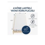AYHOME Sunum 120 X 120 Cm Lastikli Çarşaf Yatak Koruyucu Alez Tek Kişilik Yatak Alezi Lastikli Alez