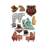 Ayı Bear Sticker Set-3 11 Parça Telefon, Tablet, Defter, Laptop Sticker