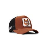 Ayı Logolu Camel-Siyah Trucker Şapka