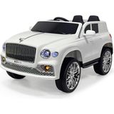 Ayıcı Oyuncak Akülü Araba 12V Uzaktan Kumanda Boss Gt Müzikli ve Bluetooth - Beyaz