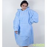 Ayıcı Oyuncak Welsoft Peluş Polar Giyilebilir Battaniye Pijama - 70 x 110 cm - Mavi