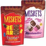 Ayıcık 120 gr & Çilek ve Vanilya Aromalı Sütlü Çikolata Kaplamalı Marshmallow 80 gr