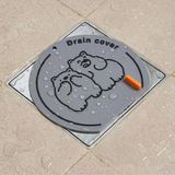 Ayıcık Desenli Gider Koku Önleyici Silikon Mat – Böcek Ve Kötü Koku Engelleyici Lavabo Gider Kapağı (2818)