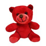 #Ayıcık Kaliteli Sevimli Dekoratif Çocuk Sevgili Hediye Eğlenceli Kırmızı Peluş Oyuncak Ayıcık 25 Cm