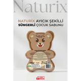 Ayıcık Şekilli Kahverengi Süngerli Çocuk Sabunu 130Gr