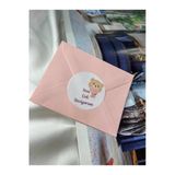 Ayıcık Temalı Seni Çok Seviyorum Etiketi Yuvarlak Mat Stıcker Sevgi Serisi 4 Cm (100 Adet)