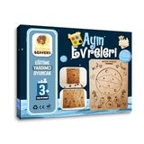 Ayın Evreleri Puzzle - İngilizce ve Türkçe - Eğitici Oyuncak - 3 Yaş ve Üzeri Eğitime Yardımcı Oyuncak