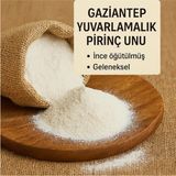 Ayıntap Yöresel Ürünler Gaziantep Yuvarlamalık Pirinç Unu 500 gr