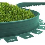 Ayırıcı Esnek Plastik Çim Sınırlayıcı Bordür Taş Toprak Ayıracı 20 Metre Yeşil