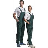 Ayışığı %100 Pamuk Bahçıvan Iş Tulumu | Fermuarlı, 5 Cepli, Lastikli Bel, Dayanıklı ve Ergonomik Iş Tulum - Koyu Yeşil