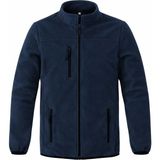 Ayışığı 3 Cepli Robalı Polar Mont 280 gr Promosyon Polar Ceket | Fermuarlı, Nakış ve Baskıya Uygun, Kurumsal Logo Baskılı, Kışlık Iş Polar Mont - Lacivert - 2XL