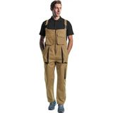 Ayışığı Bahçıvan Iş Tulumu – Çok Cepli, Dayanıklı, Pamuk Polyester Kumaş, Ergonomik, Yazlık & Dört Mevsim Iş Tulum - Bej - Siyah