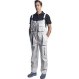 Ayışığı Bahçıvan Iş Tulumu – Çok Cepli, Dayanıklı, Pamuk Polyester Kumaş, Ergonomik, Yazlık & Dört Mevsim Iş Tulum - Beyaz - Siyah - 2XL