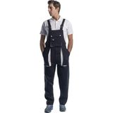Ayışığı Taraftar Bahçıvan Iş Tulumu – %100 Pamuk, Çok Cepli, Ergonomik, Dayanıklı, Yazlık & Dört Mevsim Iş Tulum - Siyah - Beyaz