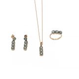 Aykat SET-296 Kadın Gümüş Takı Seti