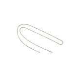 Aykat ZNC-15 Uzun 70 cm Zincir Ucu Kordonu Zinciri Kadın Gümüş Kolye