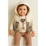 Aykidsclup Kız Bebek 3’lü Takım – Sweatshirt, Yelek ve Pantolon 05213 V-