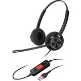 Ayko Inbertec C10DM Duo Mikrofonlu Çağrı Merkezi Kulaklığı - --