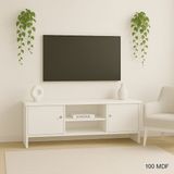 Aykol Mobilya %100 Mdf Rattan Kapaklı Tv Sehpası – Premium Seri, 150 Cm, Cnc Kesim, Modern Tasarım