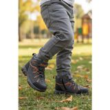 Ayk's Füme-Turuncu İçi Polarlı Kaymaz Tabanlı Erkek Çocuk Outdoor Trekking Bot 2301 F