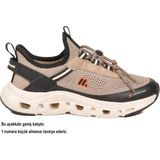 Ayk's Kum-Siyah Tekstil Ortopedik Çocuk Spor Ayakkabı BXZ001 P Geniş Kalıp - Mavi - Kum - Renkli