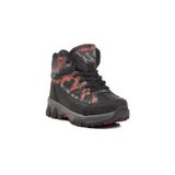 Ayk's Siyah Kamuflaj İçi Polarlı Kaymaz Tabanlı Erkek Çocuk Outdoor Trekking Bot 2301 P