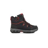 Ayk's Siyah-Kırmızı İçi Polarlı Kaymaz Tabanlı Erkek Çocuk Outdoor Trekking Bot 2301 F