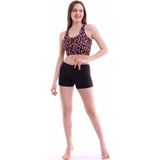 Aykum Aykum,kadın Badili Bikini Takımı Şortlu Şortu Astarlı - 44 - Leopar