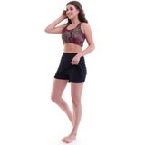 Aykum Şort Etekli Badi Bikini Takımı - 46 - Koyu Siyah