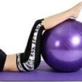 AYLA STAND Pilates & Egzersiz Top Seti 65 Cm Pilates Topu + 25 Cm Pilates Topu + Dual Pompa