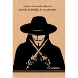 Aylak Adam Hobi 8681980581455 V for Vendetta Kraft Defter