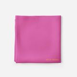 Ayle Moda Başörtüsü Sıcak Pembe Polyester Düz 72x200 cm Kadınlar için Şifon Şal