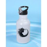 Aylı Kadın Matara Suluk 600 ml - Çocuk Suluk Matara, Çocuk Su Matarası