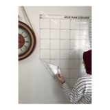Aylık Planlayıcı Statik Akıllı Kağıt Takvim Yazı Tahtası Kalem 100x100 Cm