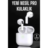 Aylina Mey Ithalat® Beyaz Yeni Nesil Pro Bluetooth Kulaklık Yüksek Ses Kaliteli Anc Özelliği