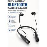 Aylina Mey Ithalat® Dijital Batarya Göstergeli Bluetooth Özellikli Boyun Askılı Kulaklık