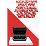 Aylina Mey Ithalat® Kablosuz Bluetooth Kulaklık Android ve Ios Uyumlu LED Göstergeli Powerbankli