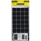 Aylina Mey Ithalat® Pacific 6025 Bl Yapışkanlı Keçe 25 mm x 25 mm Siyah