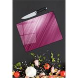 Aylina Mor Cam Kesme Tahtası 25 x 35 cm