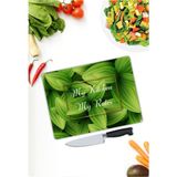 Aylina My Kitchen My Rules Cam Kesme Tahtası 25 x 35 cm