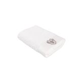 Ayliz Banyo Havlusu %100 Organik Pamuk Nakışlı Krem 80x150 Cm