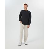 Ayma Active Erkek Bej Keten Görünümlü Cepli Belden Büzgülü ve Lastikli Hafif ve Rahat Easy West Pantolon - 2XL