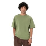 Ayma Active Gots Sertifikalı Organik Pamuk Erkek Oversize T-shirt (Matcha, S)