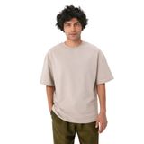 Ayma Active Gots Sertifikalı Organik Pamuk Erkek Oversize T-shirt (Taş, L)