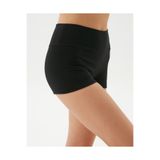 Ayma Active Siyah Kadın Mini Boxer Ön Dikişsiz Ön Dikişsiz Tayt Şort