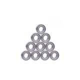 AYMAGNET 10 Adet 608zz Rulman - Metal Mühürlü Çok Amaçlı Bilye Rulman - Ölçüleri 8x22x7