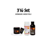 AYMAGNET 3’lü Set- Derby Deri Tamir Macunu, Special Deri Boyası ve Cilası - Siyah