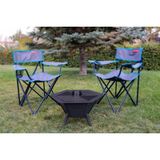 Ayme Outdoorium 61 cm - Izgaralı Ateş Çukuru& Barbekü-Mangal - Taşınabilir Boy-Bahçe Şöminesi-Odun, Kömür Yakıtlı